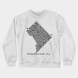 Washington DC Maze Crewneck Sweatshirt